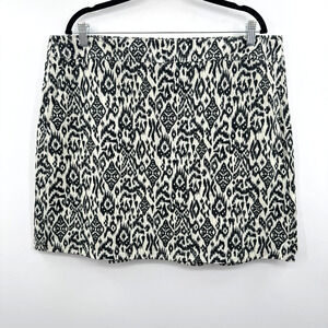 Rip Skirt Hawaii Womens Printed Wrap Skirt Sz XXL Black Tropical Beach Island